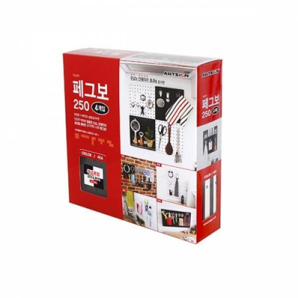 페그보250/타공판/벽걸이판/4개입