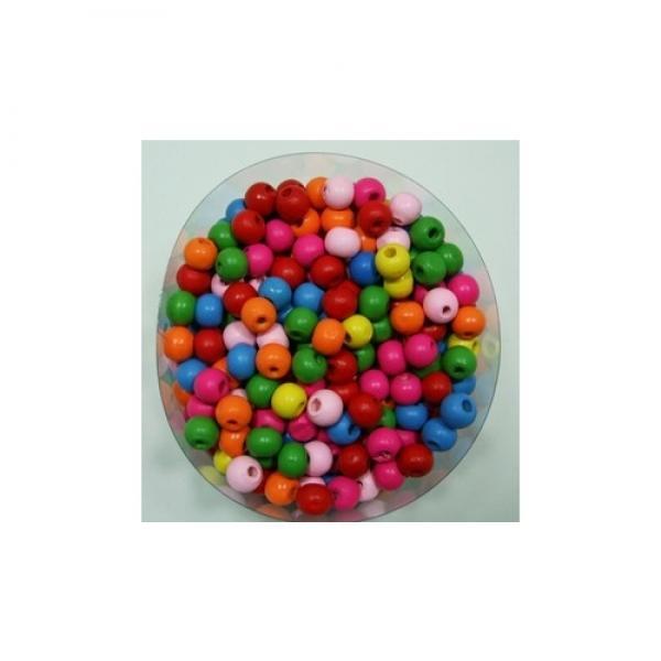 나무비즈12번/원형1cm