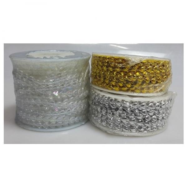 장식구슬/비드롤/롤체인줄/하트소