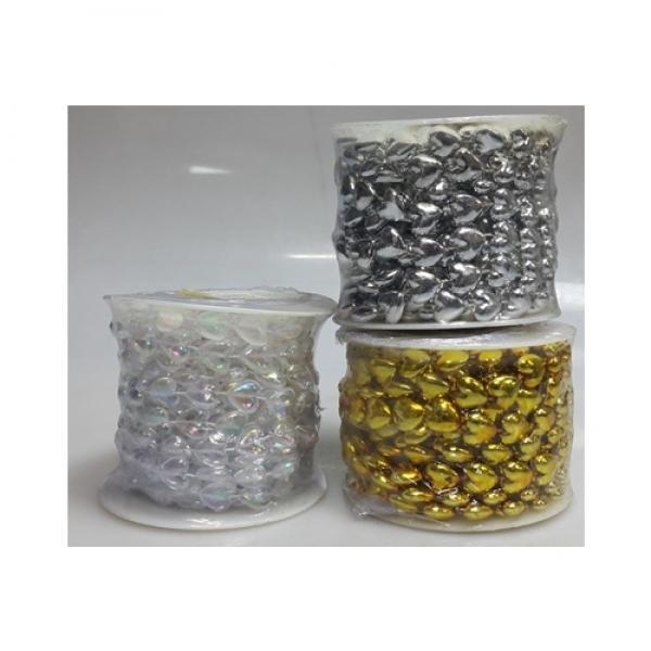 장식구슬/비드롤/롤체인줄/하트대