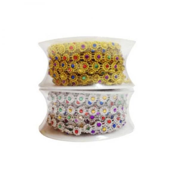 장식구슬/비드롤/롤체인줄/보석국화소