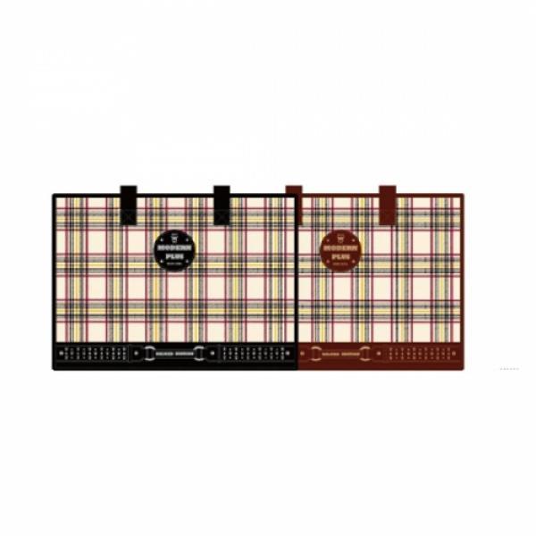 체크 타포린 쇼핑백 지퍼가방 소 415 x 295 x 135mm 미소산업