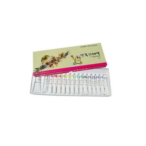 종이나라비비드16색한국화물감/800001051