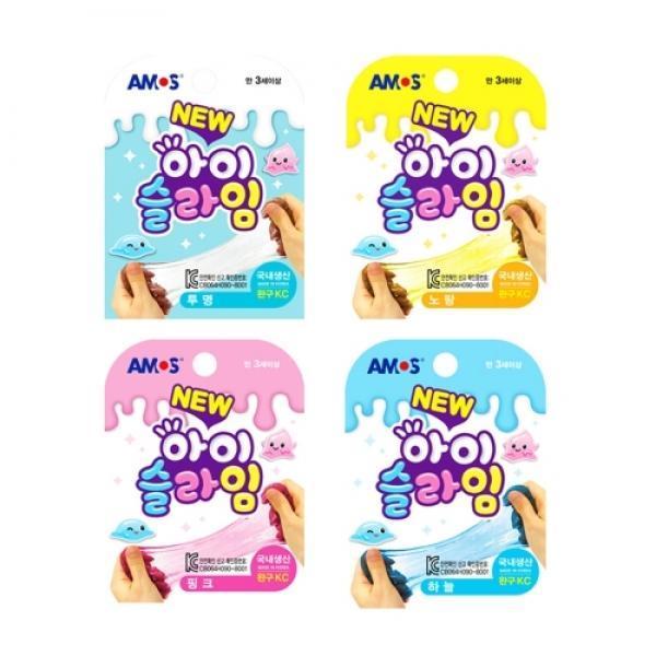 아이슬라임 70g 아모스 (국내산 촉감놀이 액체괴물)