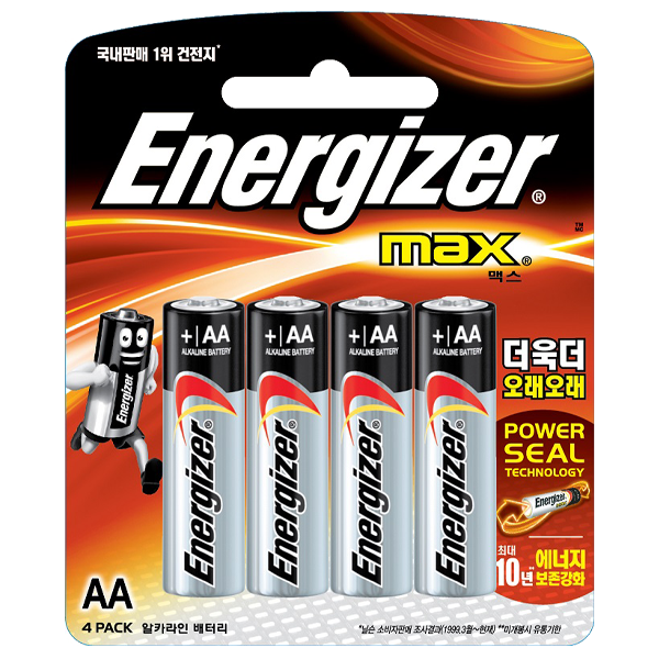 건전지 알카 AA 맥스 (조=4EA)