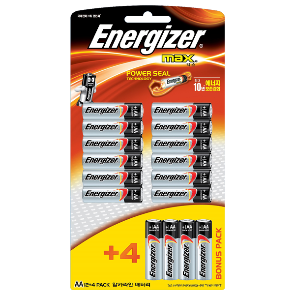 건전지 알카 AA 맥스 (조=12EA 4EA)