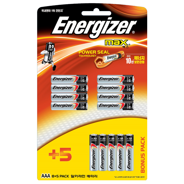 건전지 알카 AAA 맥스 (조=8EA 5EA)