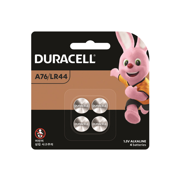 건전지 버튼셀(알카) LR-44 (팩=4EA)
