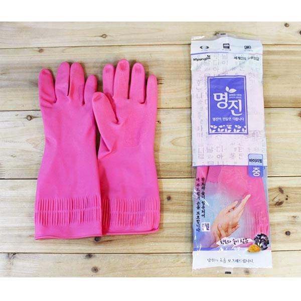 명진고무장갑(바이리빙_중)핑크