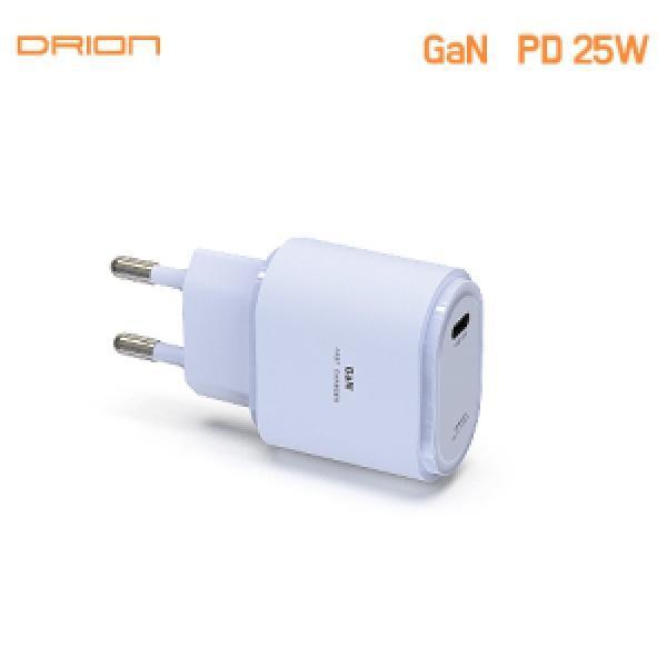 [드리온] 가정용 GAN PD25W 충전기 C타입 1포트 DR-PD25W-T1(케이블 미포함)