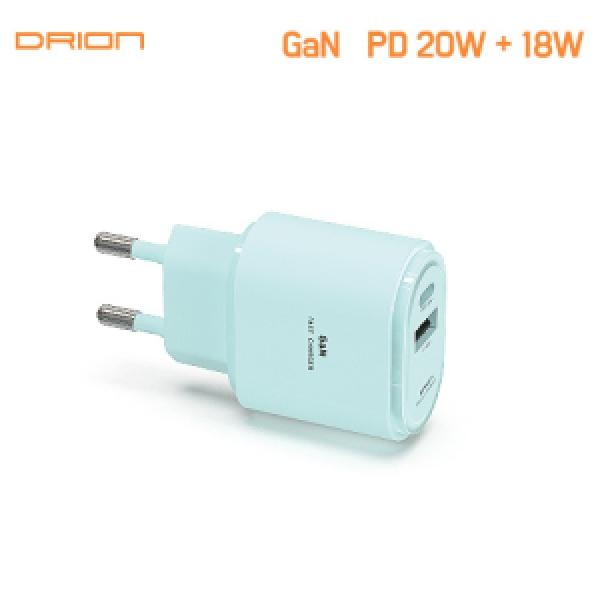 [드리온] 가정용 GAN PD20W 충전기 C타입 1포트 DR-PD20W-T1(케이블 미포함)