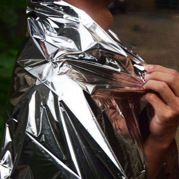 비상용 은박 재난 보온 담요