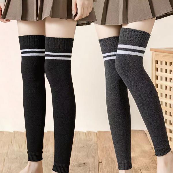 1+1 뉴 라인 테리 레그워머 니하이 오버니 발토시 방한워머 골프 요가 필라테스