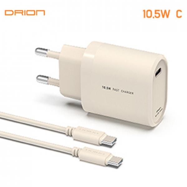 드리온 10.5W 가정용충전기 [5V/2.1A] 분리형/CTOC케이블 포함