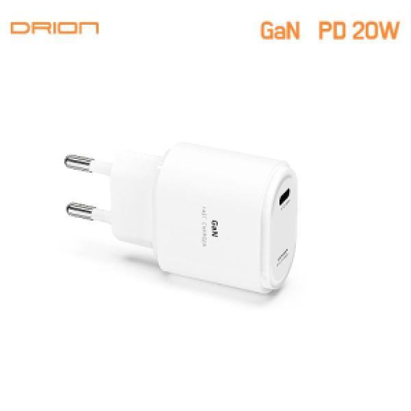 [드리온]가정용 GAN PD20W C포트 충전기(케이블 미포함)DR-PD20W-T1/T7-W