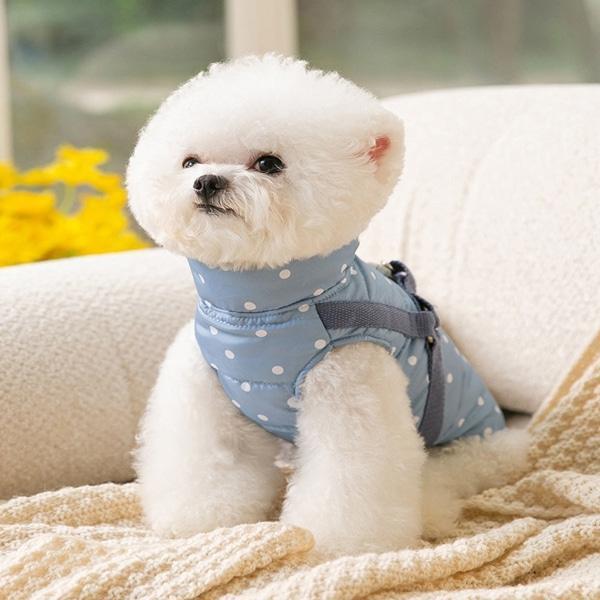 BND-W56 솔리드 하네스 패딩조끼