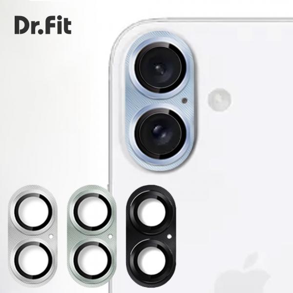 닥터핏 메탈가드 카메라렌즈 강화유리필름-1매 [iPhone16-6.1/iPhone16 Plus-6.7] 16-6.1/16 플러스-6.7