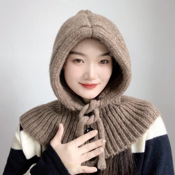 뉴윈터 니트 후드 넥워머 겨울후드모자 바라클라바