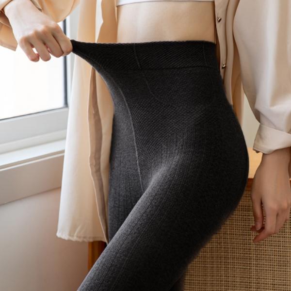 포근한 꽈배기 니트 타이츠 유발 겨울 면스타킹