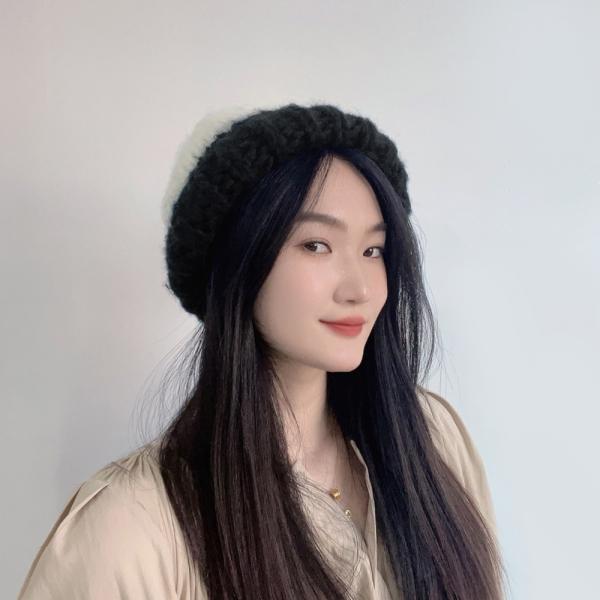 헤이슨 니트 비니(화이트) 겨울모자