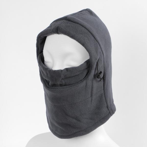 더블업 방한 후드 넥워머(그레이) 겨울 모자목토시