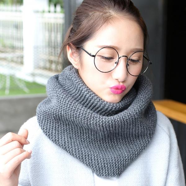 보온목토시 프롬즈 니트 넥워머(그레이)(여성용)