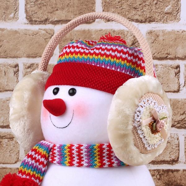 동글이 하트 귀마개 겨울패션 털귀마개