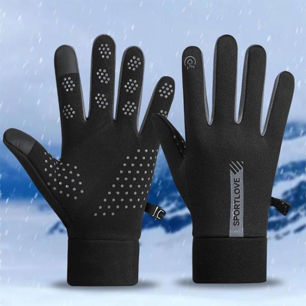 겨울 방한 스마트폰 터치 손가락 장갑 오토바이 운전