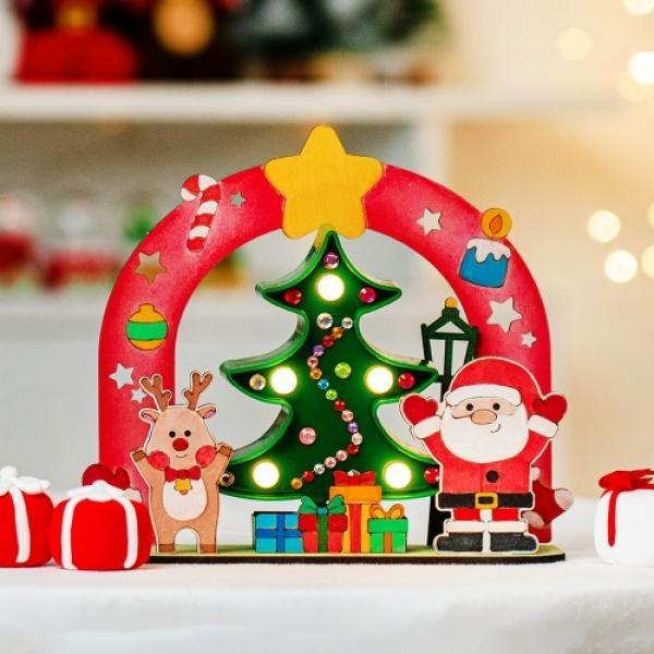 겨울 환경 크리스마스 무드등 만들기