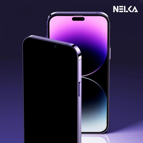넬카 사생활보호 지문방지 강화유리필름-1매 [iPhone16 Plus-6.7] 16 플러스-6.7