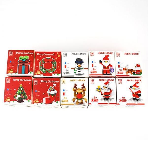 132A,132B] 4000 크리스마스 나노 블럭[벌크/설명참고] (10개세트)