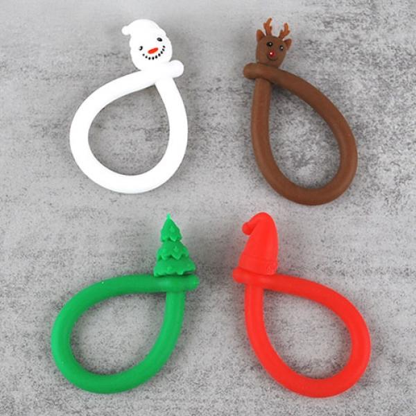 126B] 500 퍼줌 크리스마스 쭉쭉이 늘어나는 팔찌 (20개세트)