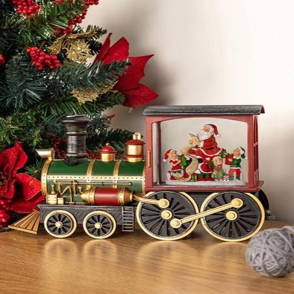 크리스마스 기차 워터볼 오르골