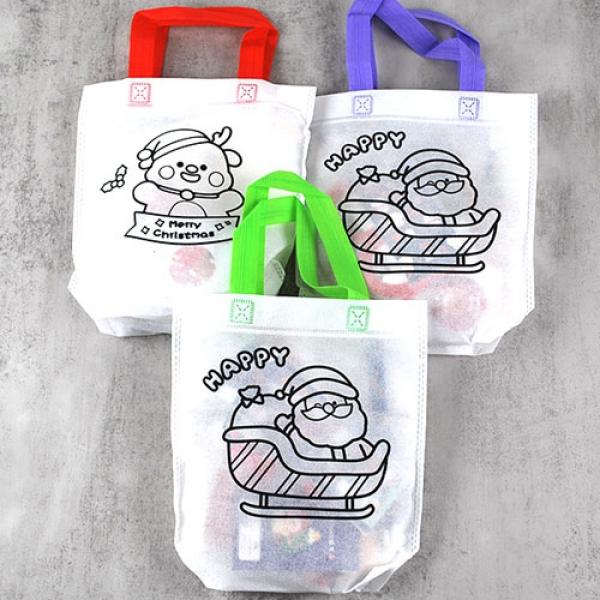 J02] 8000 메리 크리스마스 팬시피아 에코백 선물 세트 (6개세트)