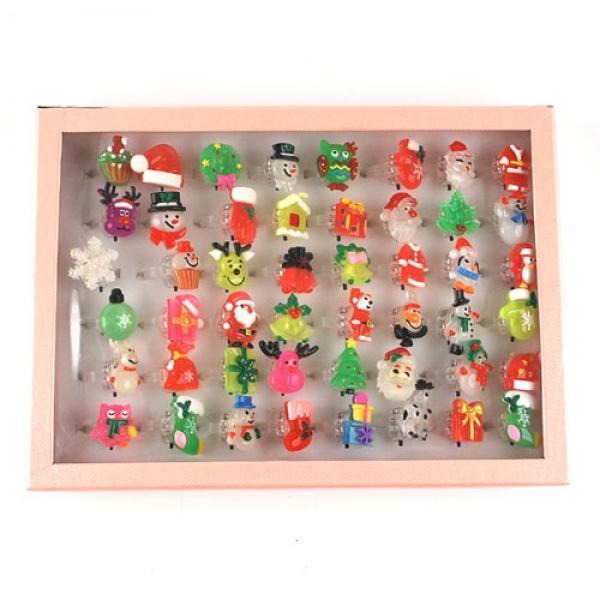 126C] 1000 크리스마스 LED 반지 (61개세트)