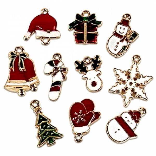 겨울 크리스마스 참장식-혼합랜덤 5개