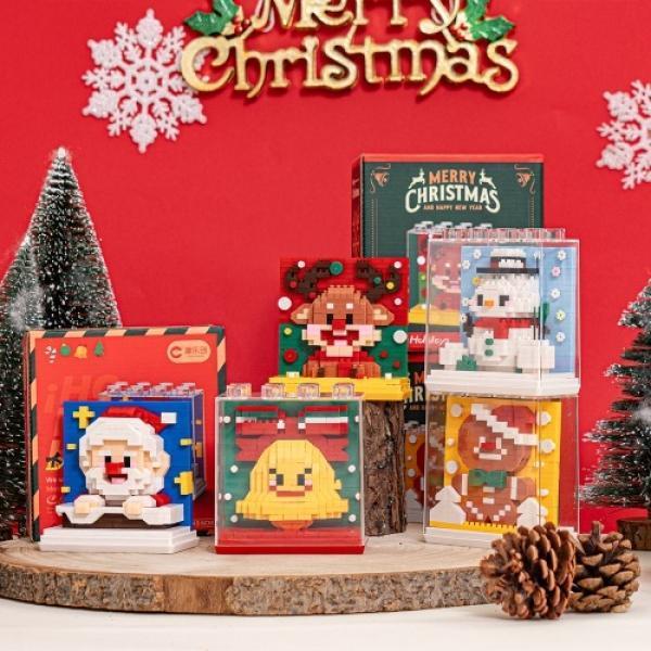 크리스마스 블록 액자