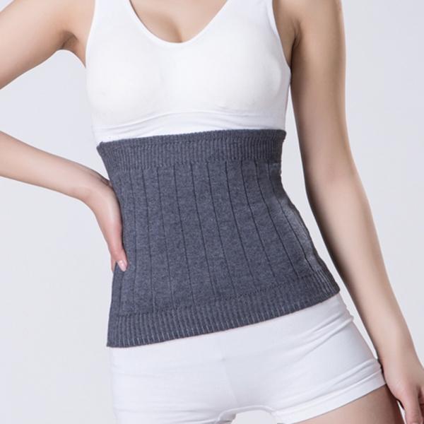 니트 방한 겨울 복대(그레이)