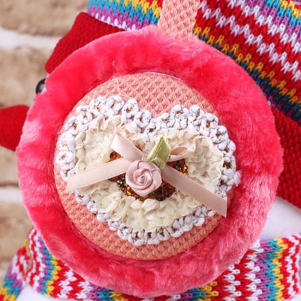 동글이 하트 겨울 귀마개