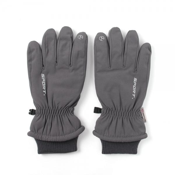 논슬립 남성 겨울 스마트폰터치 방한장갑(그레이)