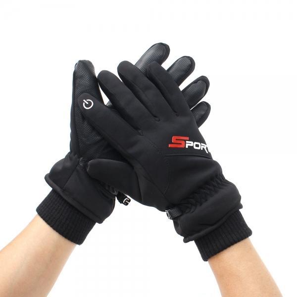 엑티브 겨울 스마트폰터치 방한장갑(블랙)