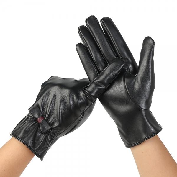 헤이미 여성 겨울 터치 가죽장갑