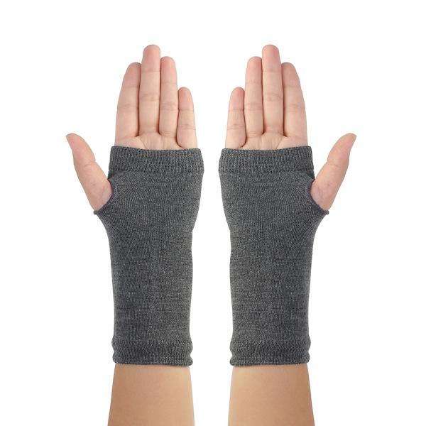 따손 무지 겨울 니트 핸드워머 2p세트(그레이)