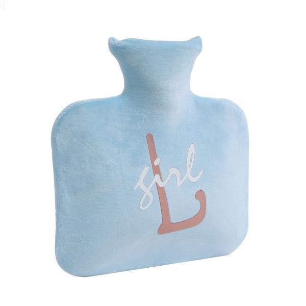 레터링 보온 물주머니 800ml (블루)