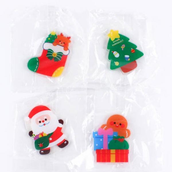 126C] 1000 크리스마스 팬시피아 투명 아크릴 스탠드 (12개세트)