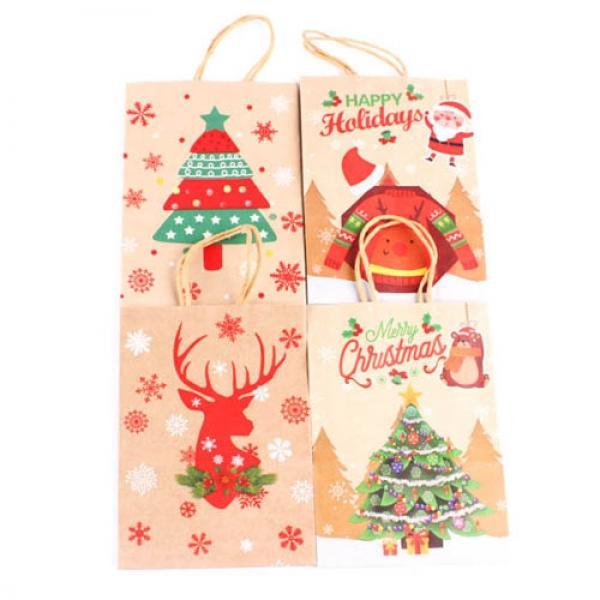 133C] 700 크리스마스 팬시피아 크라프트 선물용 쇼핑백 (24개세트)