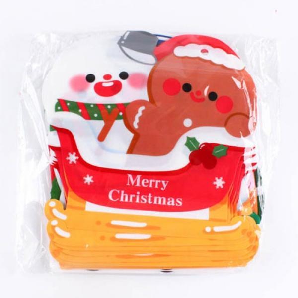 133C,E11] 400 크리스마스 친구들 팬시피아 구디 지퍼백 (40개세트)