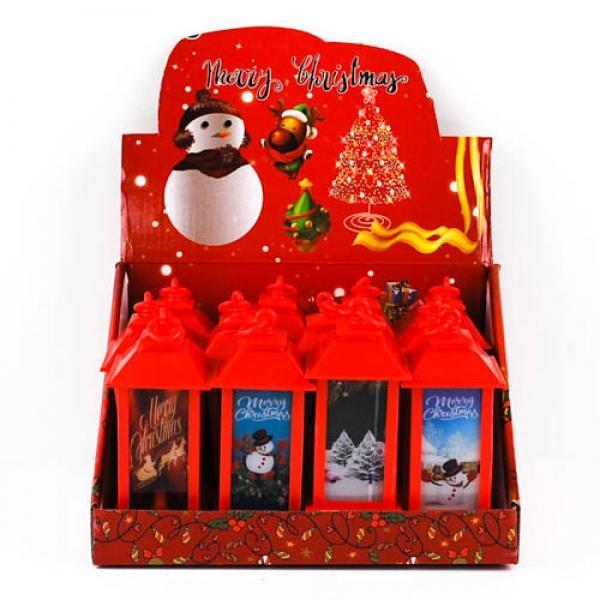 125C] 2000 크리스마스 퍼줌 LED 레드 램프 (12개세트)