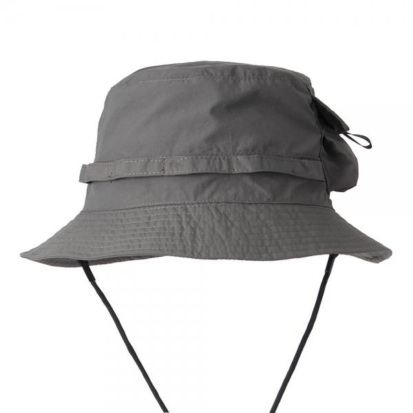 포켓 접이식 낚시 캠핑 등산모자(그레이)