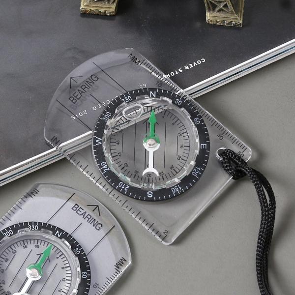 길잡이 스트랩 나침반 휴대용 등산나침반 3p세트